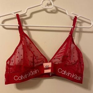 Calvin Klein Love More Mesh Bralette